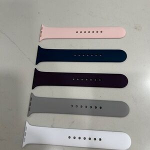 Apple Watch Bands - Pink, Blue, Purple, Gray, White